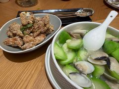 丝瓜蛤蜊-隅乐胡椒虾·台湾菜·团建(皇岗店)