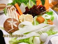 蔬菜拼盘-大胖骨汤火锅(裕华店)