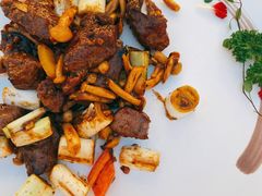 山菌葱爆雪花牛肉-尚一汤·粤菜海鲜(环球港店)