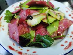 凉拌萝卜皮-小院烧烤