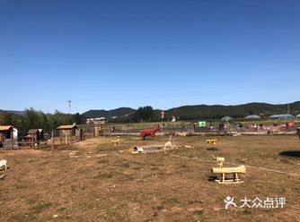 掰玉米棒子还有很多娱乐设施秋千