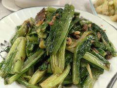 豆豉鲮鱼炒油麦菜-盈旺小厨·非遗黄鳝饭(泰康路店)