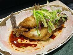 葱油淋鲈鱼-常来小聚·广州非遗传承餐厅(高德置地店)