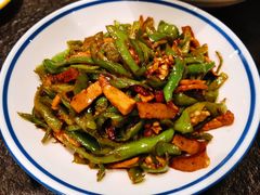 青椒干子炒肉丝-金锅小厨(乐活街店)