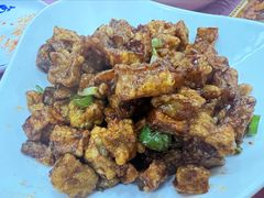 尖椒炒茄丁-乐乐餐厅(湘子庙街店)