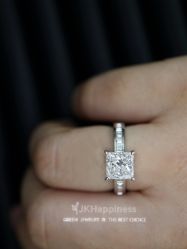 -JKHappiness培育钻石钻戒婚戒定制(天河国贸店)