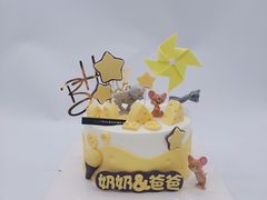 -卡比儿童蛋糕·心意定制·低脂零卡糖动物奶油FancyBALLOON(滨海店)