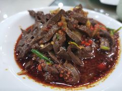 蒜泥羊血-盛唐府乾州酸汤面