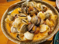腊肠虾汤炖蛤蜊-Laures·月桂西班牙碳烤餐厅(十尚坊店)