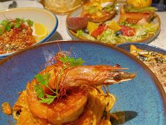 芝士蘑菇鲜虾意大利面-BE BRIGHT KITCHEN(正佳广场店)