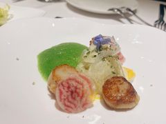 香煎扇贝佐咖喱白花菜泥-王品牛排(佛山南海万科广场店)