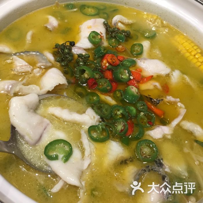 天辣綠色時尚餐廳(大悅城店)天辣青椒魚圖片 - 第4張