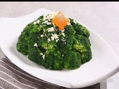 蒜蓉生态西兰花-粤仔湾砂锅粥(滨湖万达店)