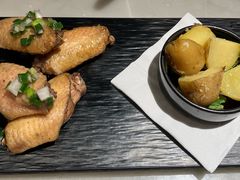 香烤鸡翅配烤薯仔-玛尚诺意式餐厅(天环广场店)