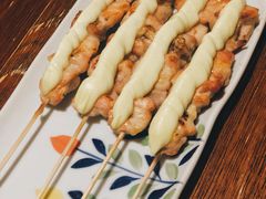 鸡肉串芥末沙拉酱-鸟亭·居酒屋(青年路店)