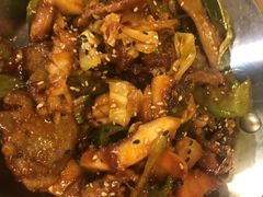 鱿鱼炒五花肉-富乐满韩国正宗炸鸡韩国料理(虹泉路店)