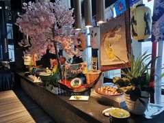 自助取餐区-唐拉雅秀酒店-西锦汇空中BBQ·思创餐厅
