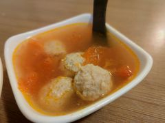 番茄丸子汤-老家猪肝面(石油路店)