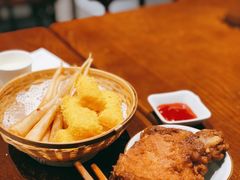 炸奶酥-奎元馆.百年奎元.非遗传承(西湖边的解放路店)