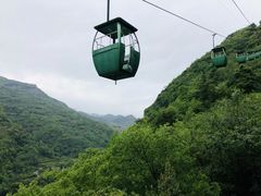 进大门山上的索道-九皇山景区