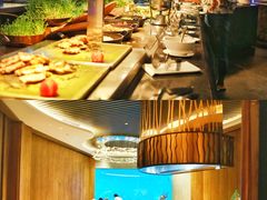 自助取餐区-海棠湾洲际-涛·海底餐厅·美人鱼·自助餐·海底隧道