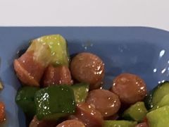 黄瓜炒香肠-复旦大学-北区清真食堂
