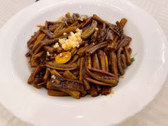 韭菜台炒鳝肚-怡园饭店-餐厅(四望亭店)