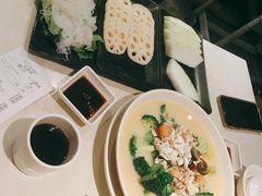 金银蛋上汤西兰花-肥仔文澳门猪骨煲(南京西路店)