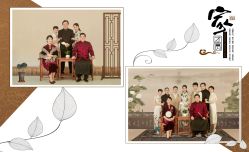 -时光纪亲子全家福照相馆(静安店母女写真父母纪念照)