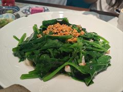 拍蒜炒崖城水南村野菜-沿江海南菜·文昌鸡祖师爷(大东海店)