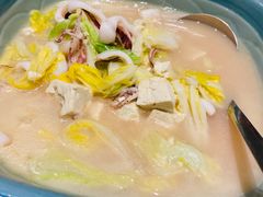 -海派美食·家宴海鲜青岛菜·石锅鲽鱼头(东方城店)