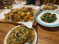 -东来菜馆•手抓海鲜家常菜•海鲜锅贴(鸽子窝店)