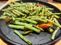 乡下虾酱花肉啫豆角-广府乡下·饭庄(新港东路店)