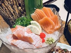 三文鱼刺身厚切-藤原布二·大正创意料理(五台山店)