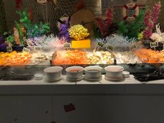 自助取餐区-威珀斯酒店·珀萃美食餐厅 | 海鲜刺身·现烤生蚝·特色烤肉