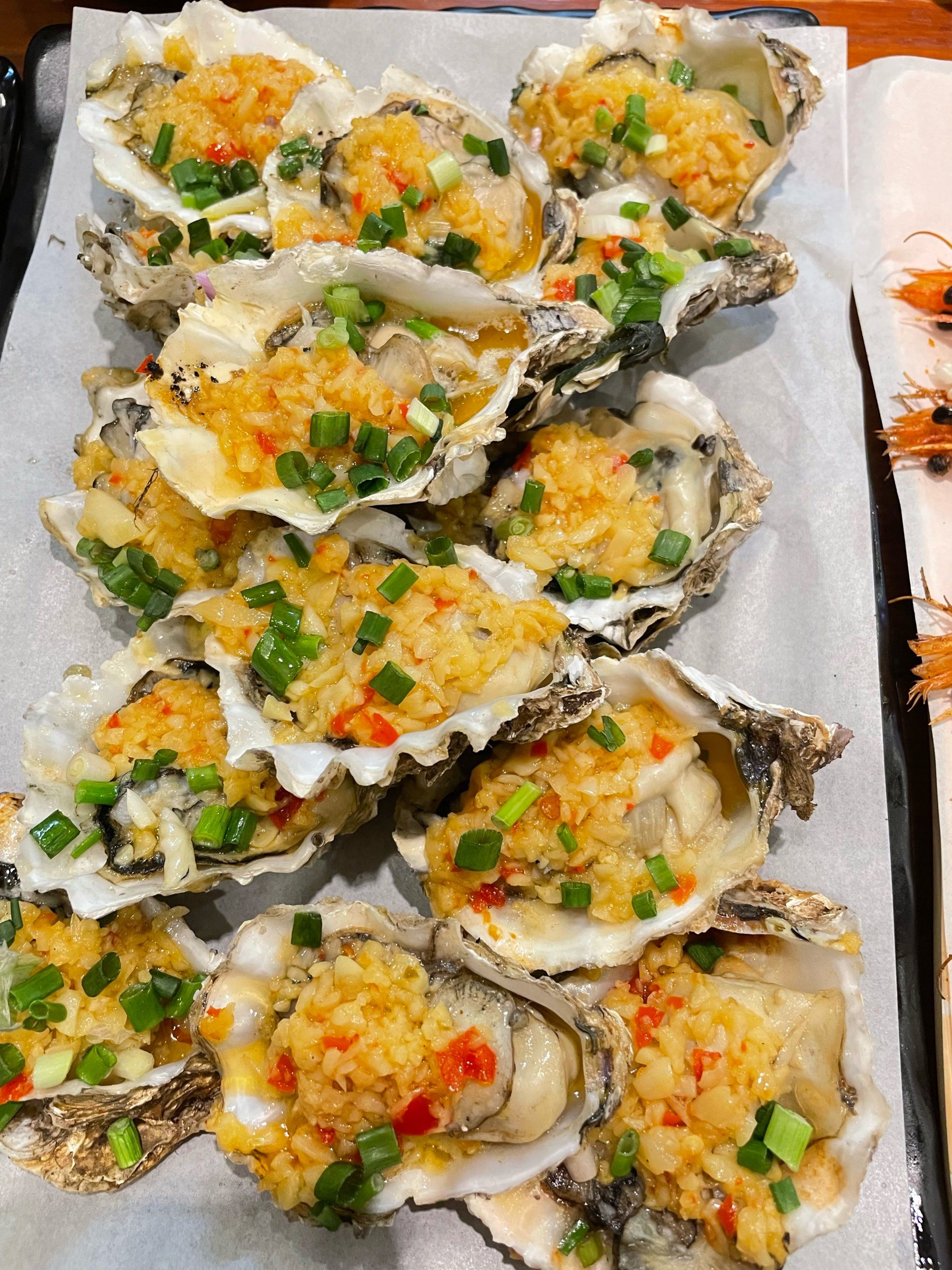 烤生蚝的诱惑味道