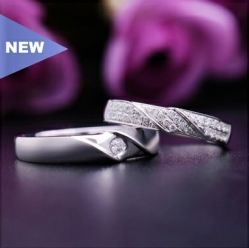 点击看大图 对戒-威德钻石-克拉钻大本营(南京东路店)