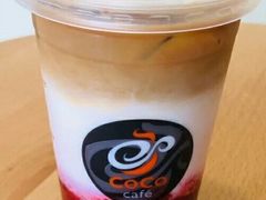莓莓拿铁咖啡-CoCo都可(中华广场店)