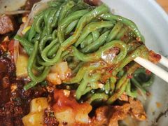 四合一菠菜手擀面-手擀菠菜面(西康路店)