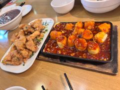 铁板日本豆腐-台北楚楚园馅饼粥(虹桥南丰城店)