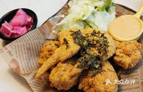 Korean Cheese Seaweed Fried Chicken