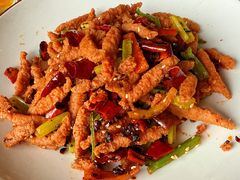 香辣牛肉丝-一盏明灯全素斋(殊像寺店)