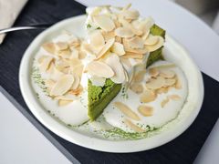 青苔抹茶杏仁蛋糕-luutosa  cafe & tea 鹿兔山
