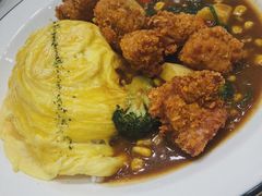 炸鸡块咖喱蛋包饭-池奈·日式咖喱蛋包饭(老城根Gpark店)