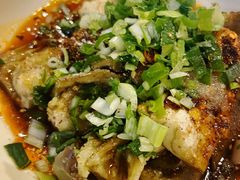 拌茄子-百年粉蒸牛肉
