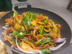 干锅香笋-海富荣·锅贴·陕菜家常菜(阳光城店)