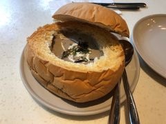 黑松露羊肚菌菇面包汤-新元素餐厅(瑞虹天地月亮湾店)