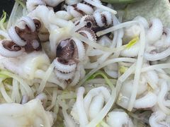 芥末白灼八爪鱼-贞姨美食·老字号海鲜大排档