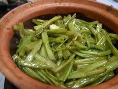 虾酱啫通菜-天宝食坊·啫啫煲大排档(西华路店)