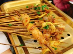 蒜爆鸡-盟重烧烤(东瓜山创始店)